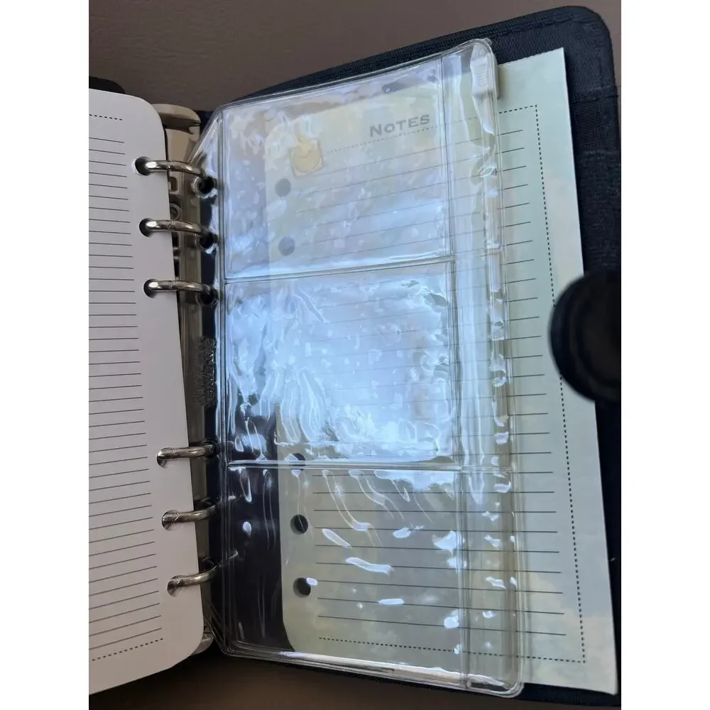 VTG Daytimer Medium Personal Planner Agenda Journel Organizer 90's Faux Leather